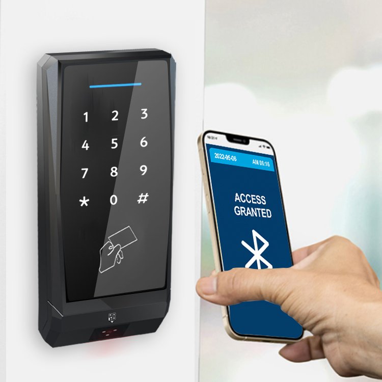 CIVINTEC Waterproof Offline RJ45 PoE Mifare NFC Touch Keypad Access Control System with QR Code Reader