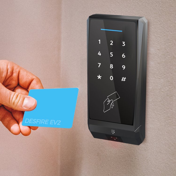 CIVINTEC Waterproof Offline RJ45 PoE Mifare NFC Touch Keypad Access Control System with QR Code Reader