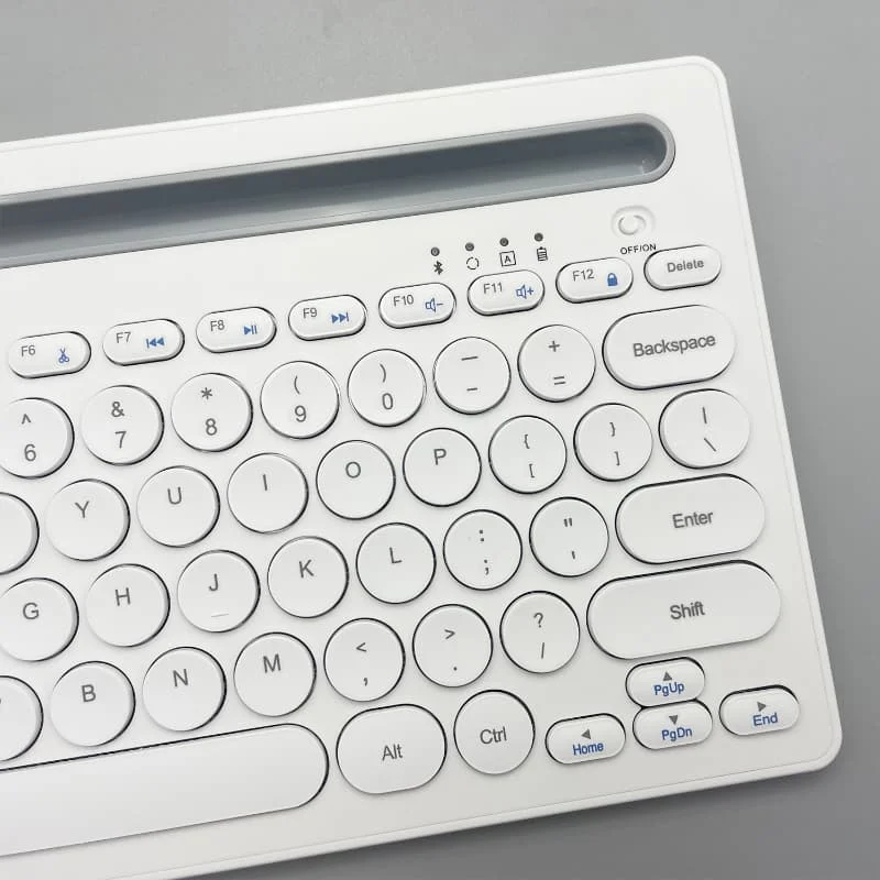 Factory Price 2.4G Wireless BT Keyboard with Cradle Mini Computer keyboard Portable PC Keypad Phone Holder BT-008