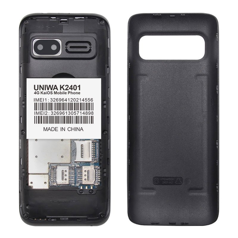 2.4 Inch 4G Feature Keypad Mobile small phone Smart Phone with UNIWA K2401 kaios feature mobile feature phoneone