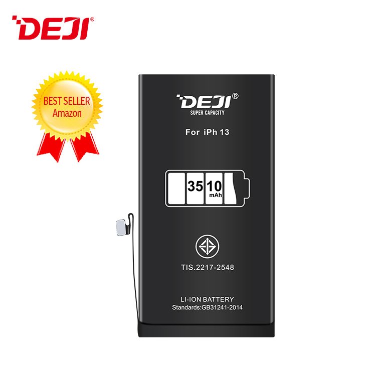 DEJI Dual IC Strong Protection CE FCC portable battery for iphone 13 without bms