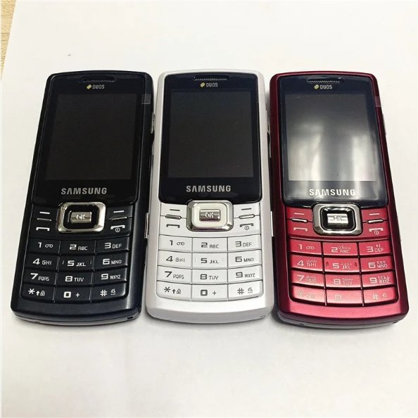 second-hand mobile phone for SAMSUNG C5212(2009 VERSION)used 2g dual-sim card keyboard cheap original bar feature cellphone