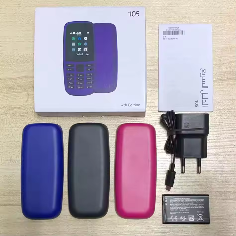 Wholesale Cheap keypad cellphone 105 2019 Dual SIM GSM Bar feature phone mobile phones 106 110 210 6310