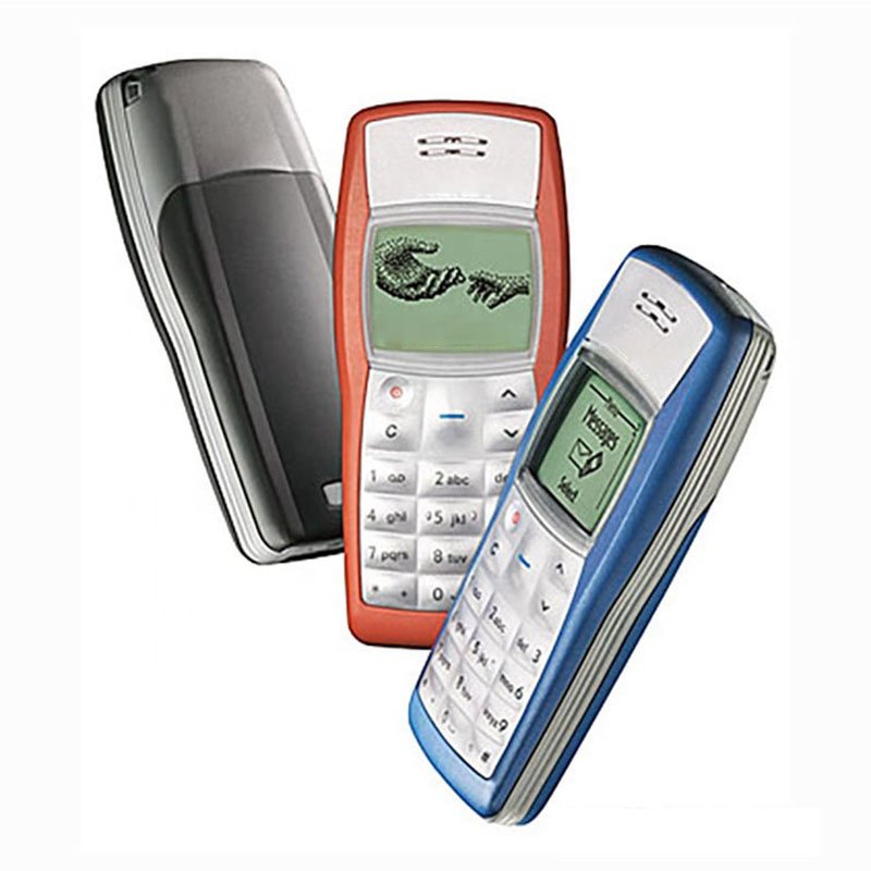 For 1100 Unlocked Cell Phone 2G GSM Simple Old Type 1100 Good Quality Mobile Phones