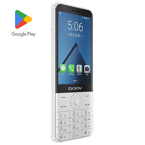 North America Upgraded Version for Doov R17 PRO 4G Elder Mobile Phone Feature Phone with Android Keypad Touch Screen 4+64gb