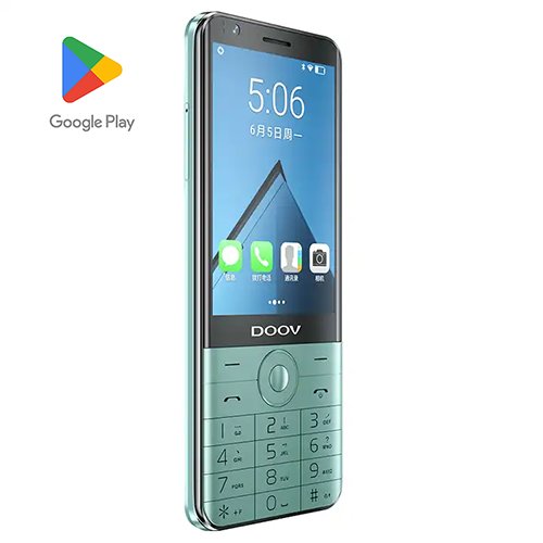 North America Upgraded Version for Doov R17 PRO 4G Elder Mobile Phone Feature Phone with Android Keypad Touch Screen 4+64gb