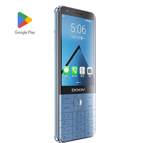 North America Upgraded Version for Doov R17 PRO 4G Elder Mobile Phone Feature Phone with Android Keypad Touch Screen 4+64gb