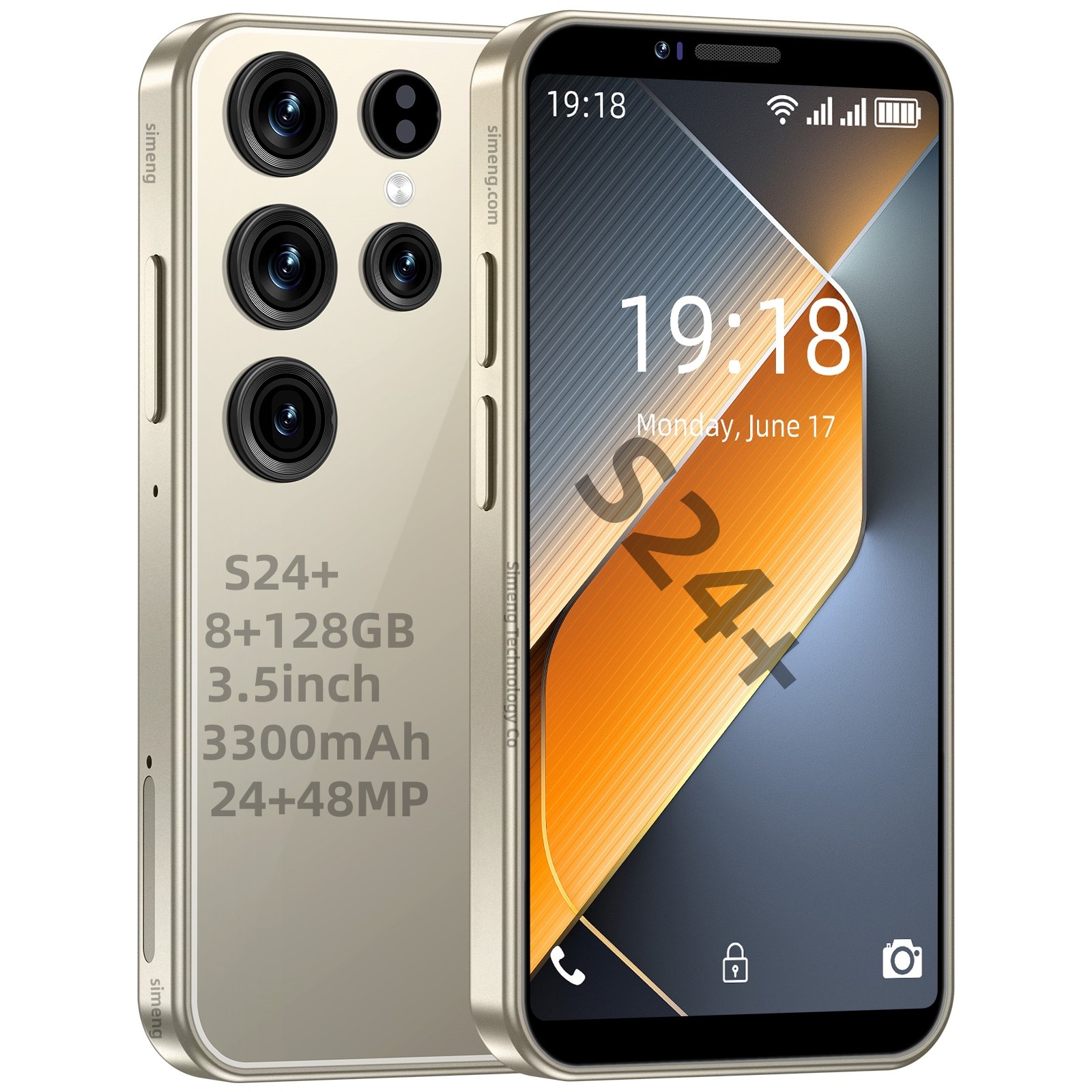 flash memory 128gb keypad mobile phone screens telephone android tecno en gros 5g smartphone original s24+