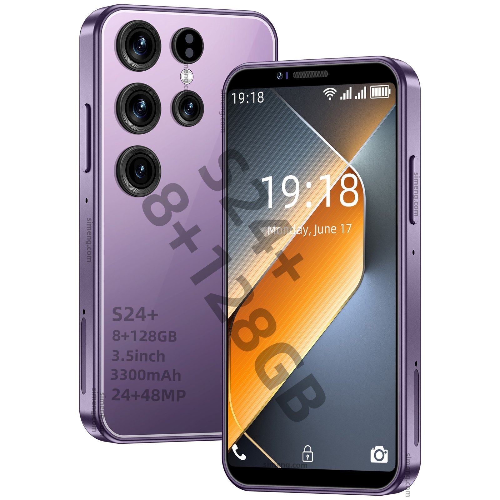 flash memory 128gb keypad mobile phone screens telephone android tecno en gros 5g smartphone original s24+