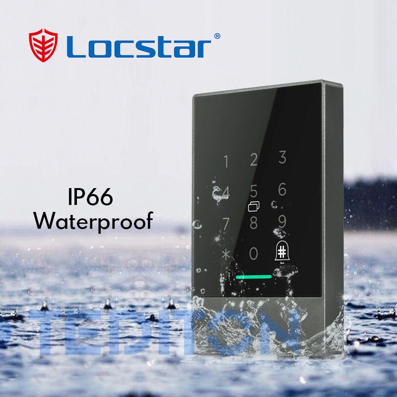 Smart Access Control Card Reader App TTlock Wifi Password digital Unlock Remote Control Ip66 Waterproof Access Controller