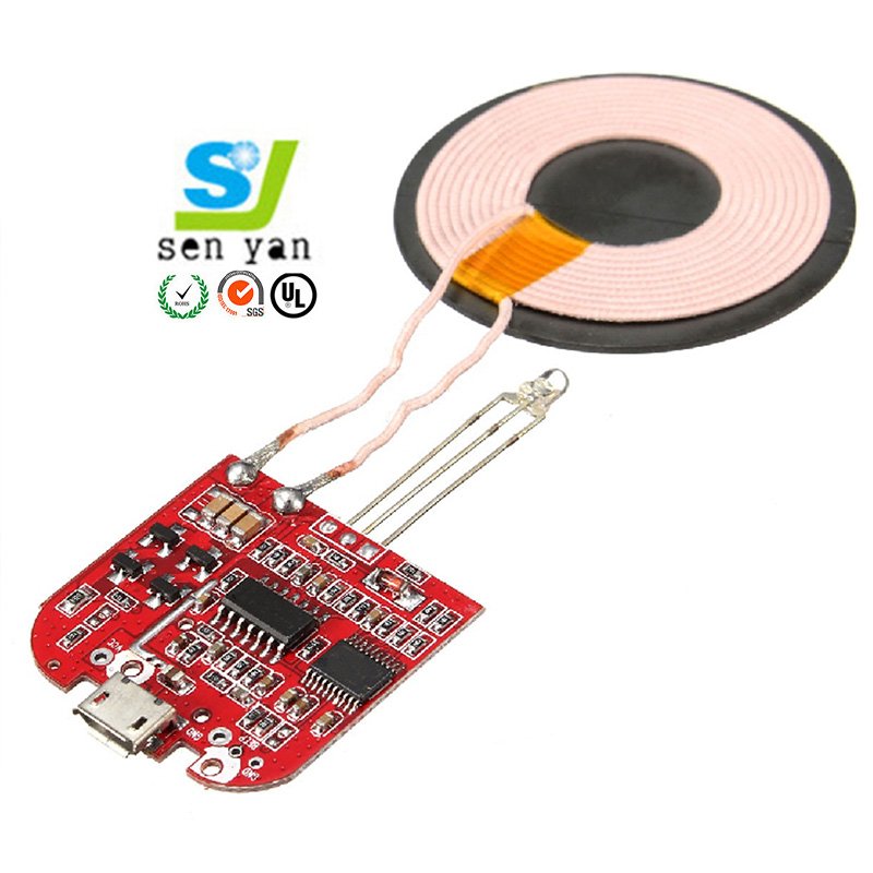 Custom Usb C Qi Wireless Mobile Charger Pcb Assembly Service Manufacturer Type-C Fast Cell Phone Charging Print Circuit Board