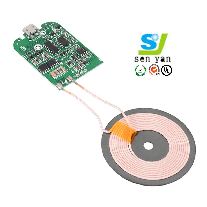 Custom Usb C Qi Wireless Mobile Charger Pcb Assembly Service Manufacturer Type-C Fast Cell Phone Charging Print Circuit Board