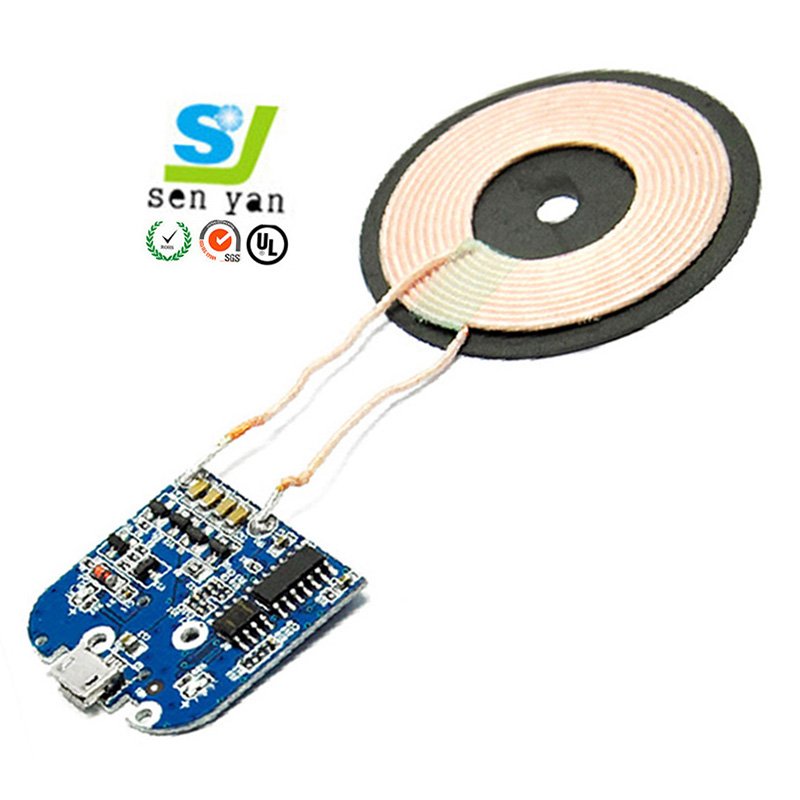 Custom Usb C Qi Wireless Mobile Charger Pcb Assembly Service Manufacturer Type-C Fast Cell Phone Charging Print Circuit Board