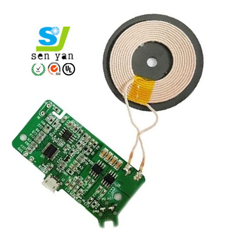 Custom Usb C Qi Wireless Mobile Charger Pcb Assembly Service Manufacturer Type-C Fast Cell Phone Charging Print Circuit Board