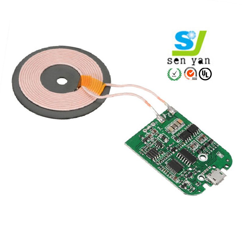 Custom Usb C Qi Wireless Mobile Charger Pcb Assembly Service Manufacturer Type-C Fast Cell Phone Charging Print Circuit Board