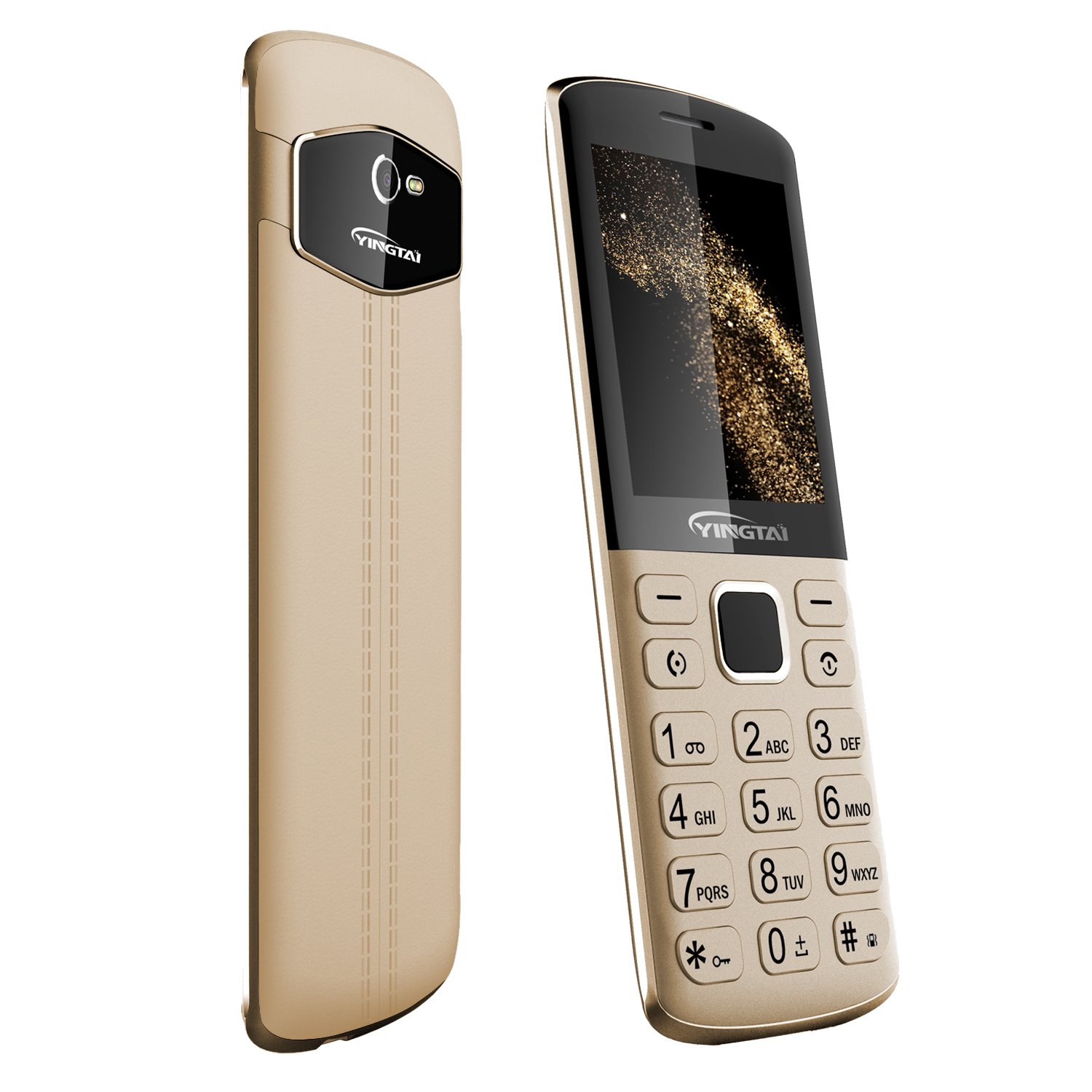 2.4 inch metal design Keypad mobile phone quad band gsm ultra thin feature phone