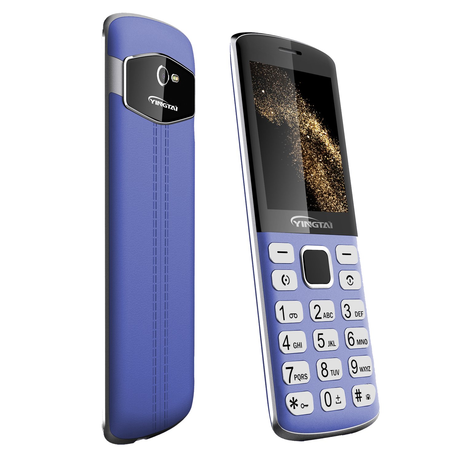 2.4 inch metal design Keypad mobile phone quad band gsm ultra thin feature phone