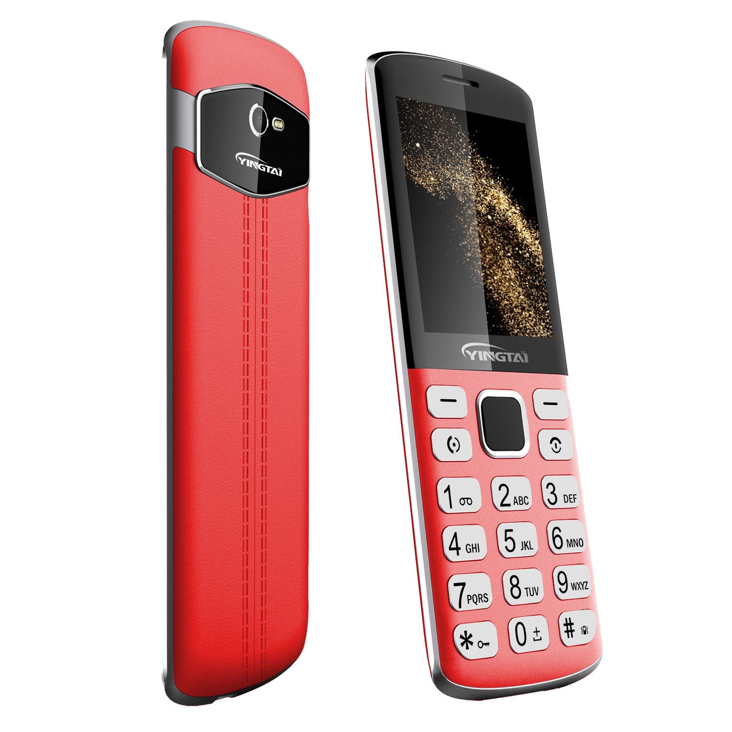 2.4 inch metal design Keypad mobile phone quad band gsm ultra thin feature phone