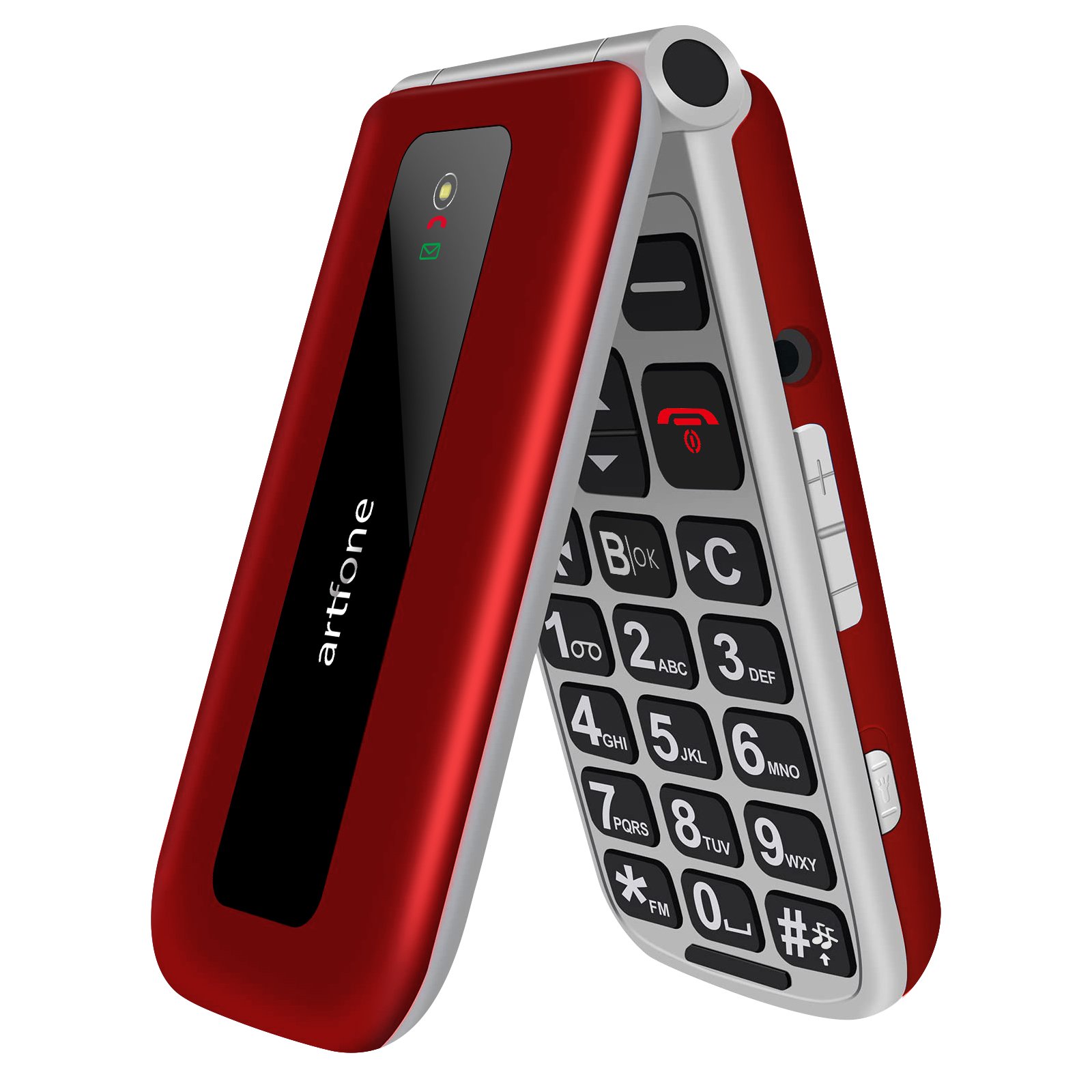*New arrival artfone factory F20 flip phone 2G cellphones elderly phone mobile phone senior large button SOS new product