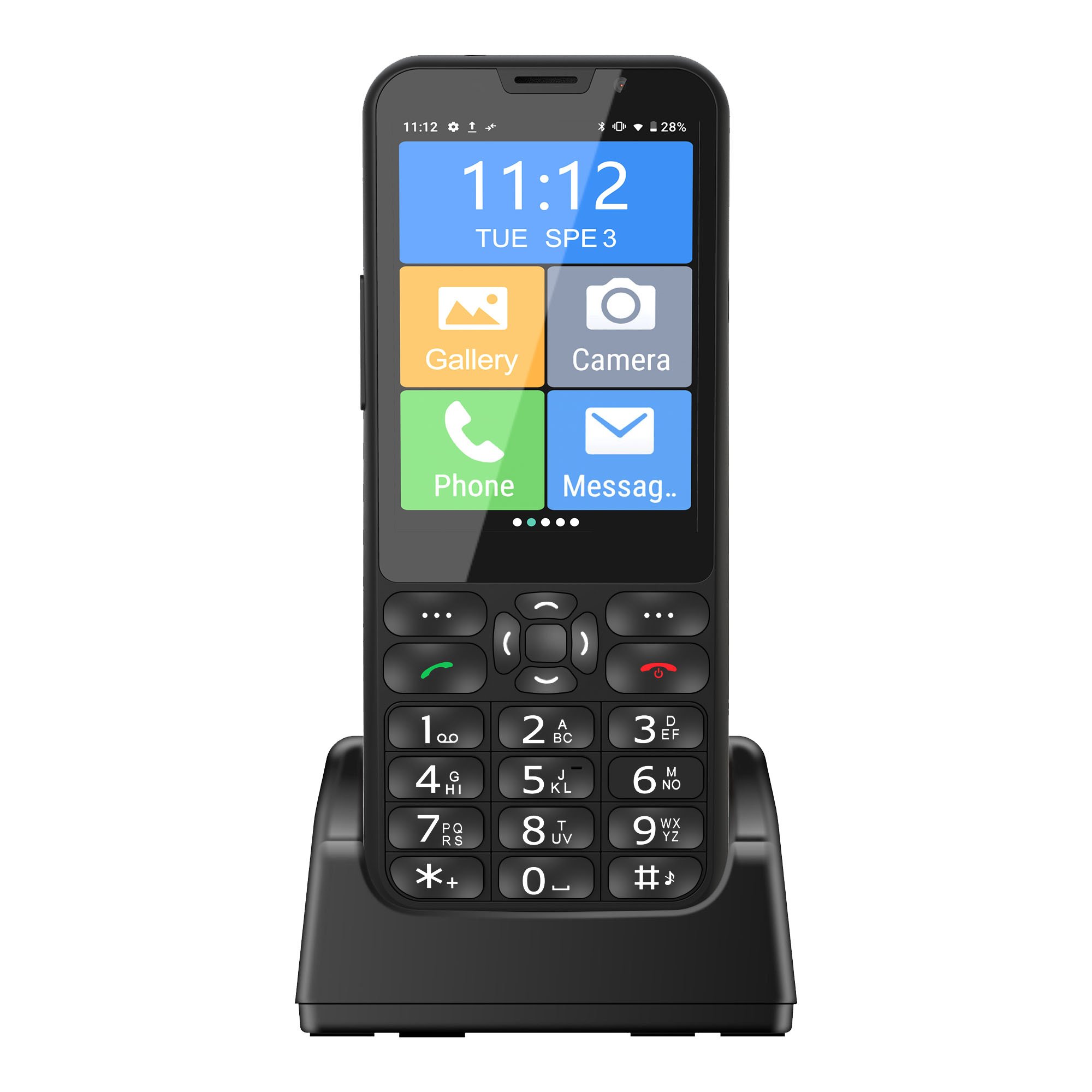 3.25 inch 4G LTE keypad smartphone unlocked big battery hot key customization qwerty phone