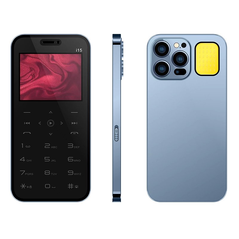 i15 3.0 Inch Big SreenLarge Keypad GSM Built-in Big Battery 3 SIM Card 3 Standby Button Mobile Phone with Touch Keypad