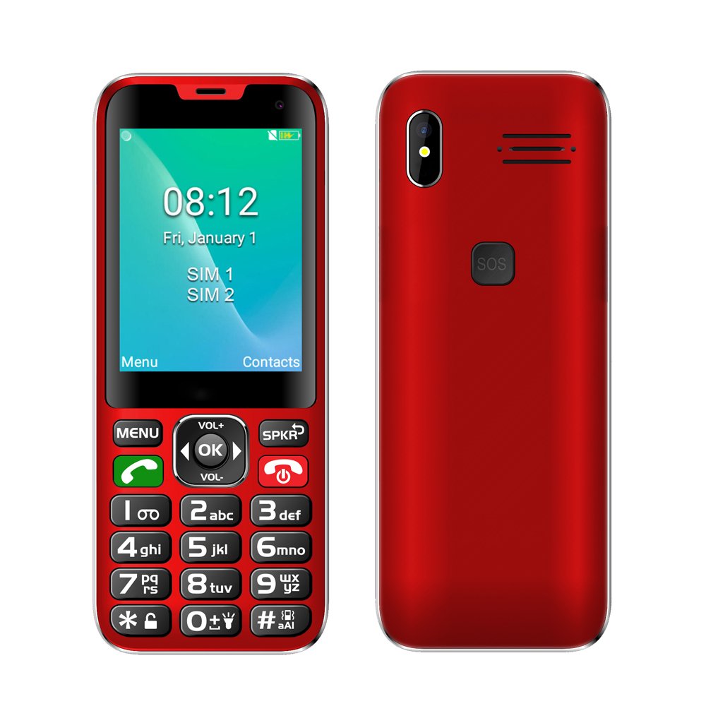 New 2.8 inch keypad mobile phone 4g volte with low price
