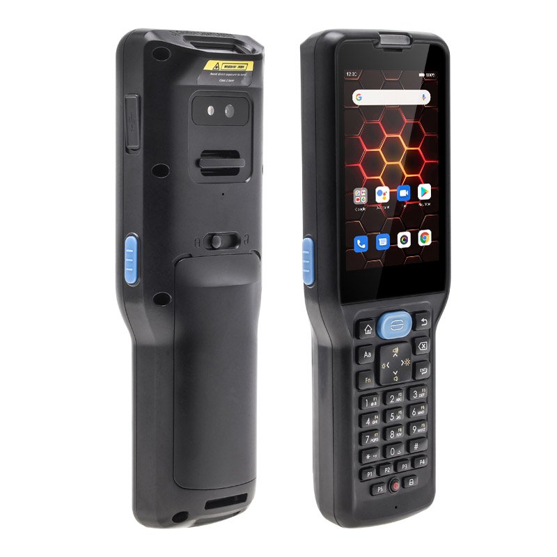 UNIWA V350 Handheld Rugged Android 12 2D Barcode Scanner with NFC and T9 Keyboard