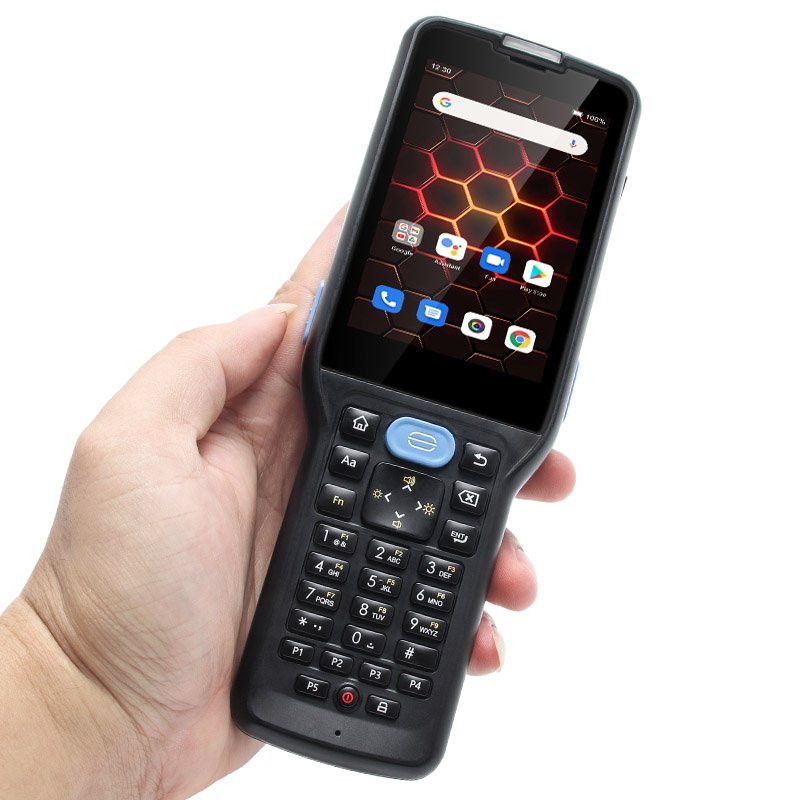 UNIWA V350 Handheld Rugged Android 12 2D Barcode Scanner with NFC and T9 Keyboard