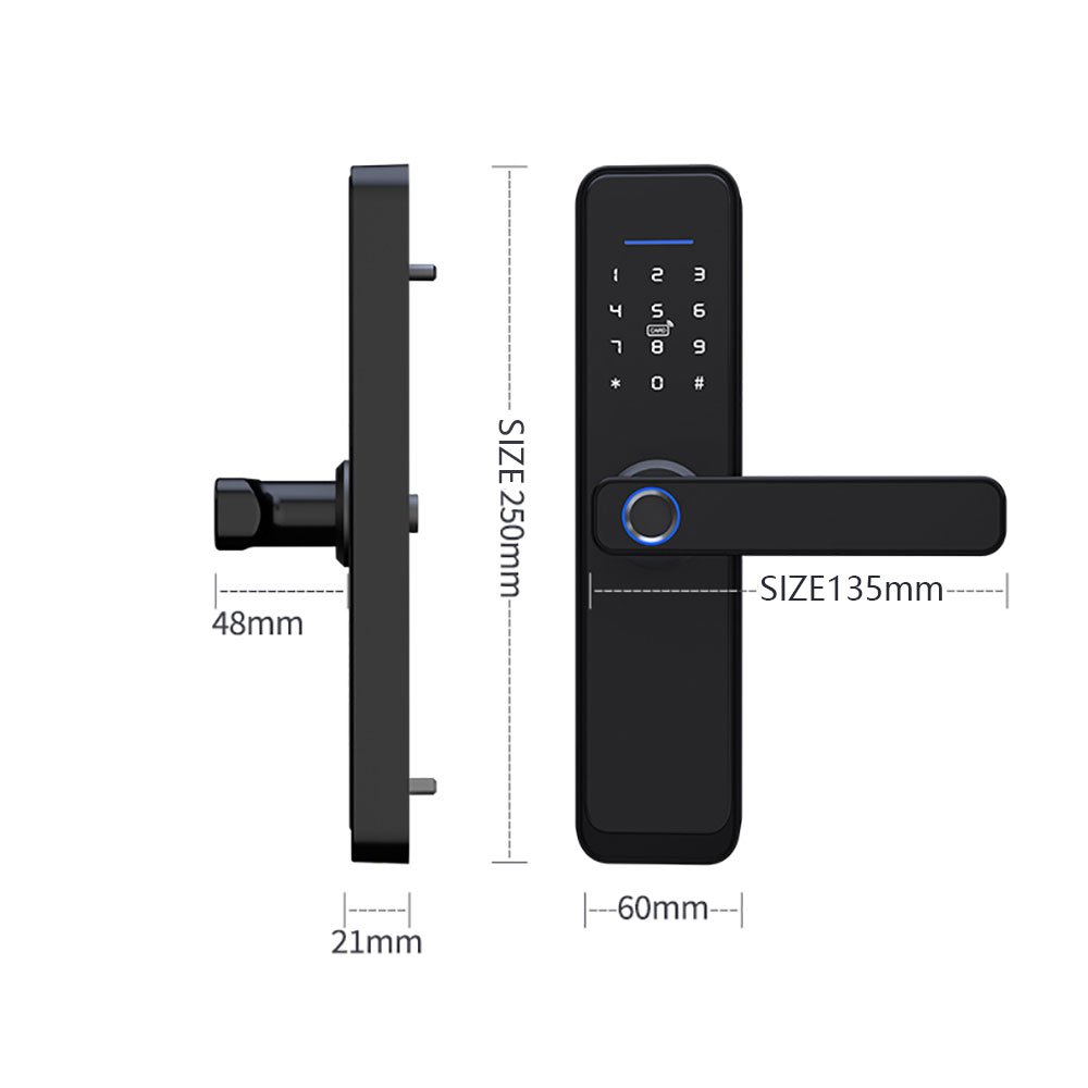 biometric security electric password Lock intelligent safety digital fingerprint door smart locks