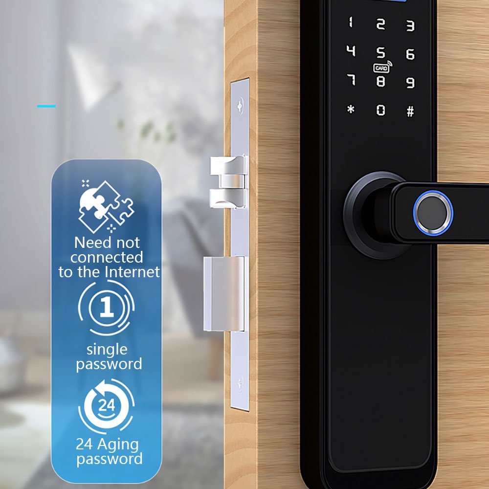 biometric security electric password Lock intelligent safety digital fingerprint door smart locks