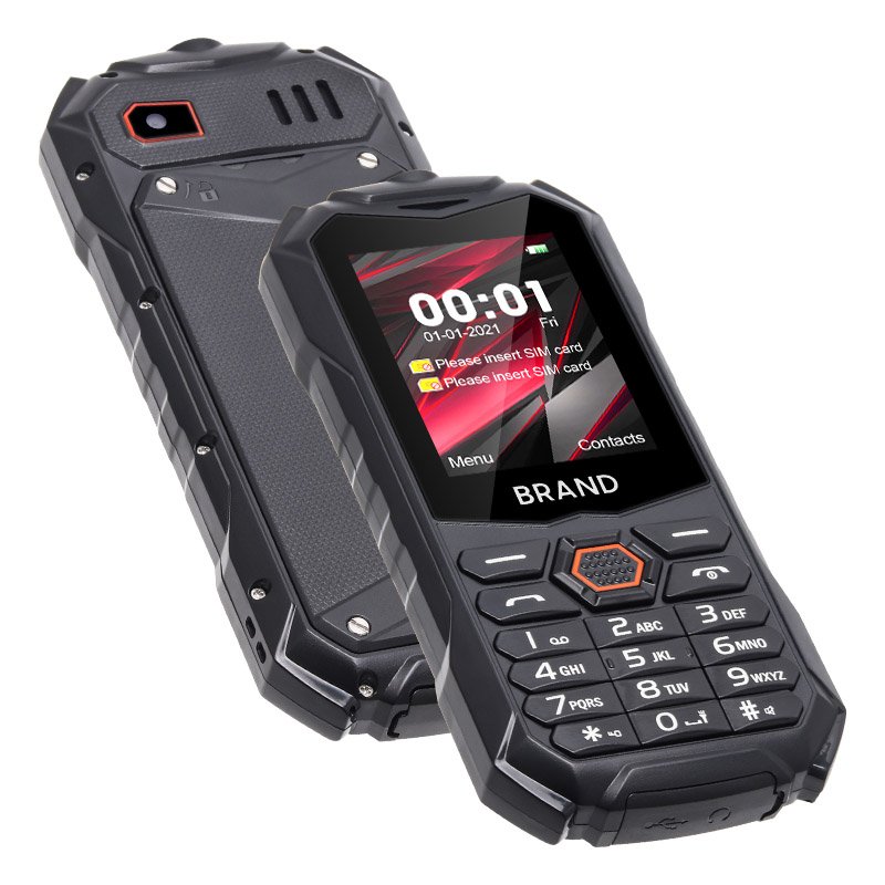 UNIWA XP27 2.4 Inch IP68 Waterproof Mobile Long Standby Rugged Feature Phone with Keypad