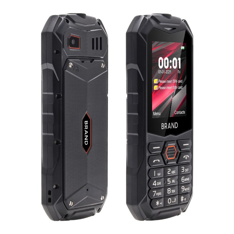 UNIWA XP27 2.4 Inch IP68 Waterproof Mobile Long Standby Rugged Feature Phone with Keypad