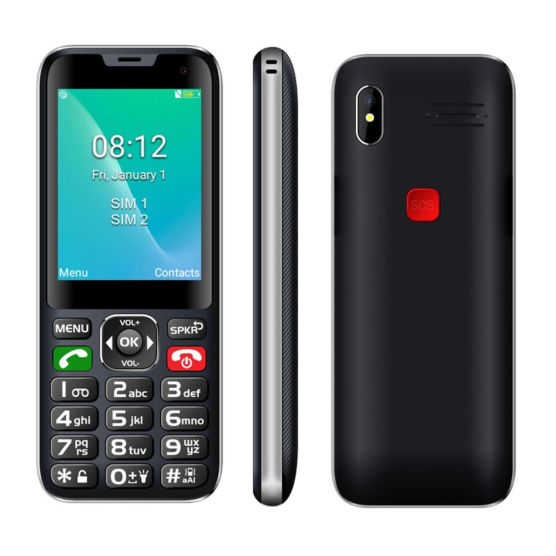 OEM 4g 2.8 Inch Lte Big Keypad Mobile Phones 4G Volte button Feature Mobile Phone With FDD 4G Bands