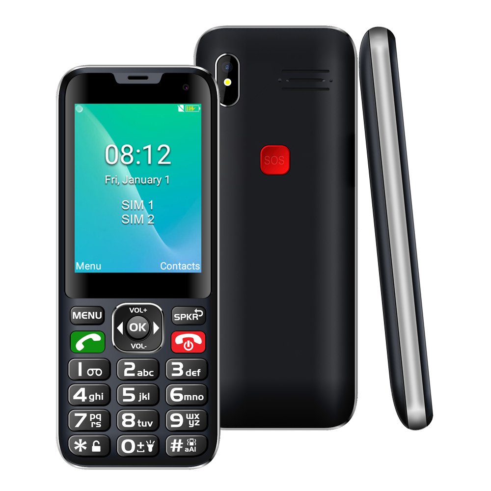 OEM 4g 2.8 Inch Lte Big Keypad Mobile Phones 4G Volte button Feature Mobile Phone With FDD 4G Bands