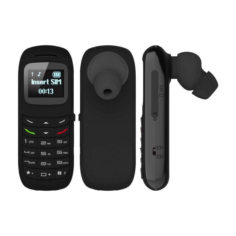 L8STAR BM70 Super Mini Cell Phone with BT Dialer and Earphone 0.66 Inch OLED Screen