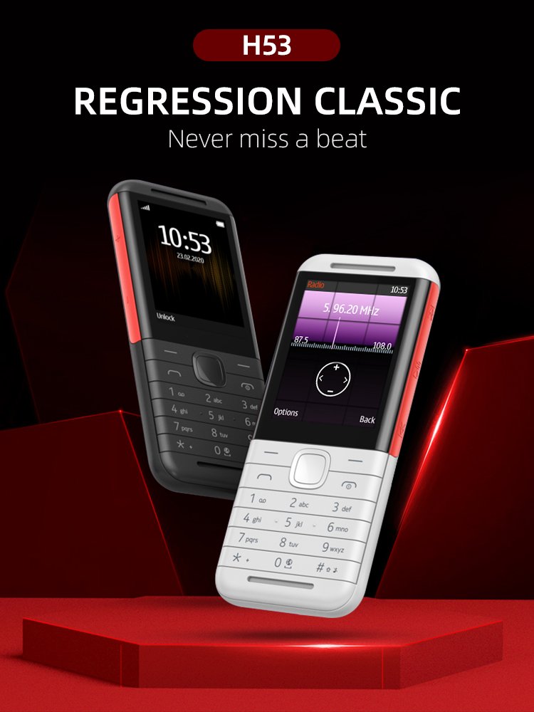 Bar phone Original feature used mobile phones For Nokia 5310 keypad phone 150 105 106 second hand cellphone