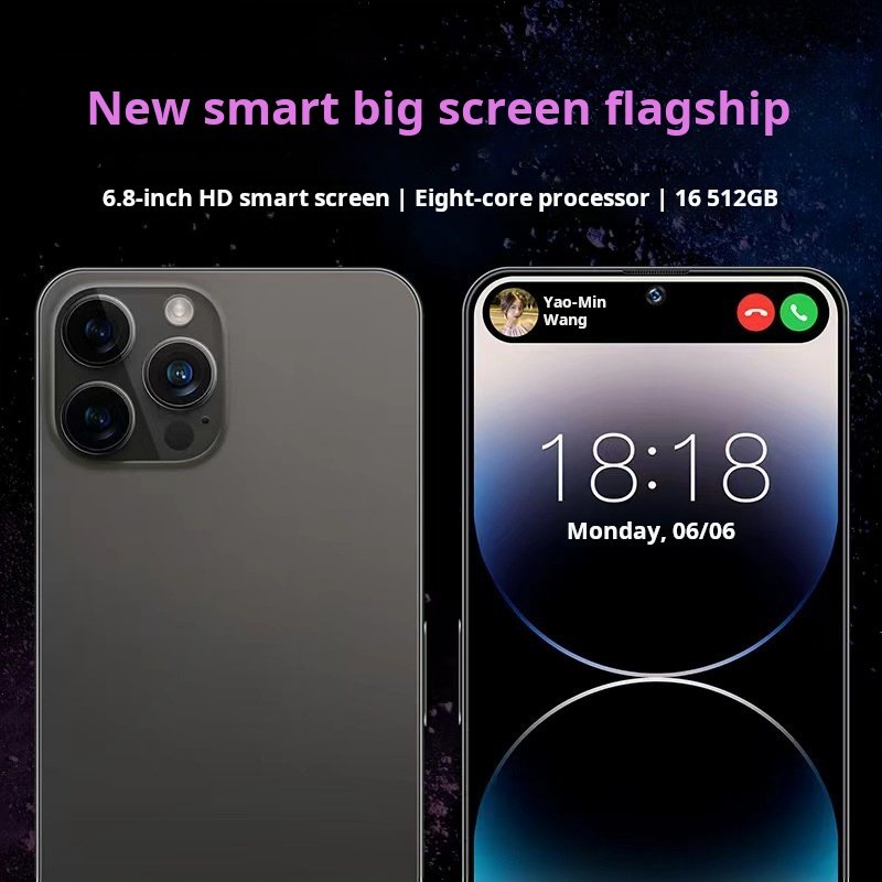 New arrival genuine i15promax smart island smartphone 5g full netcom mobile phone android smart phone factory