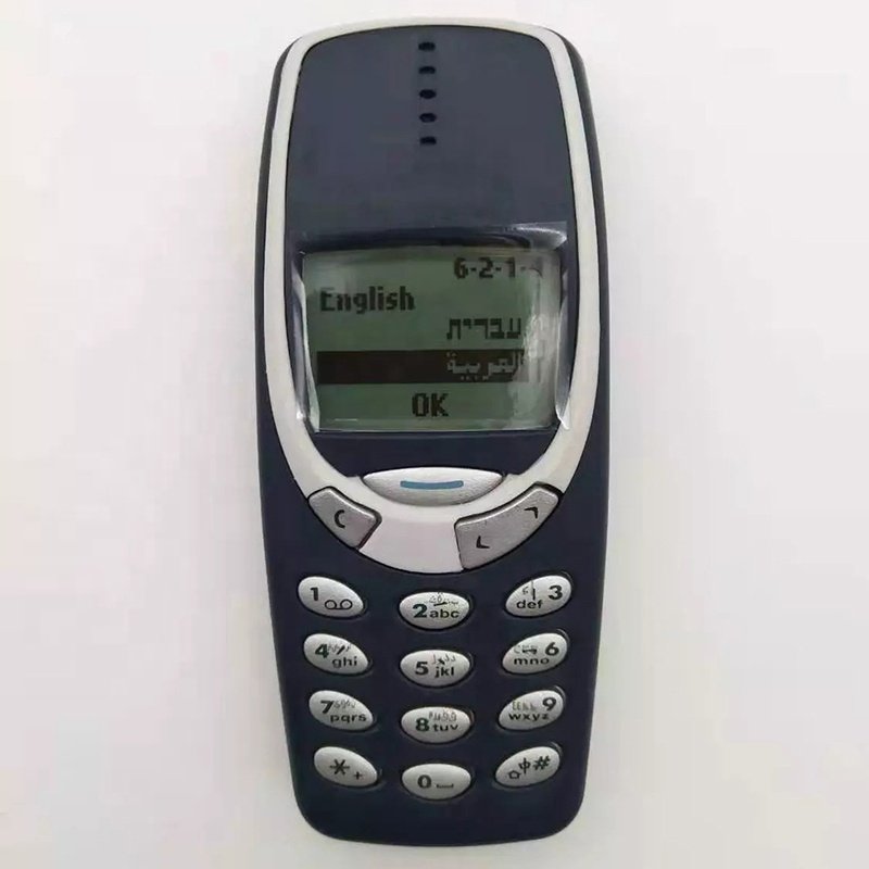 For 3310 Simple Mobile Phones 3310 Unlocked GSM Cellphone Customize Russian Arabic keyboard