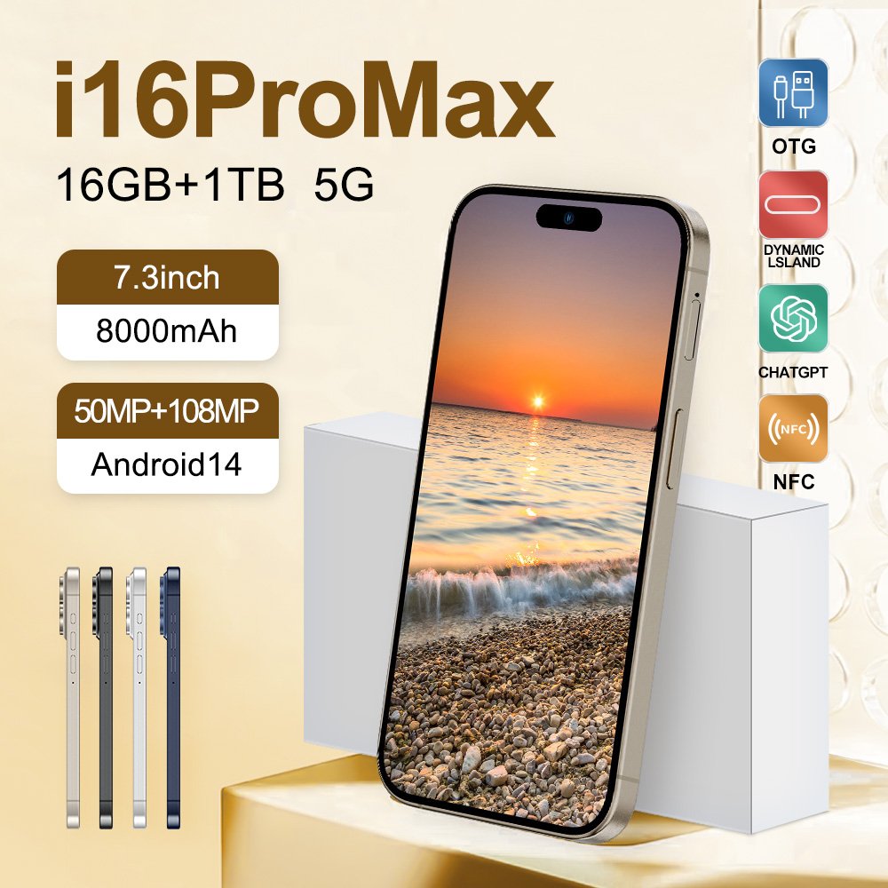 Slimoro Telephone i For Phone 16 Pro Max Android Keypad Button Mini 4G 5G 6G Cell Small Phone Mobile i16 Pro Max Smartphone Deal