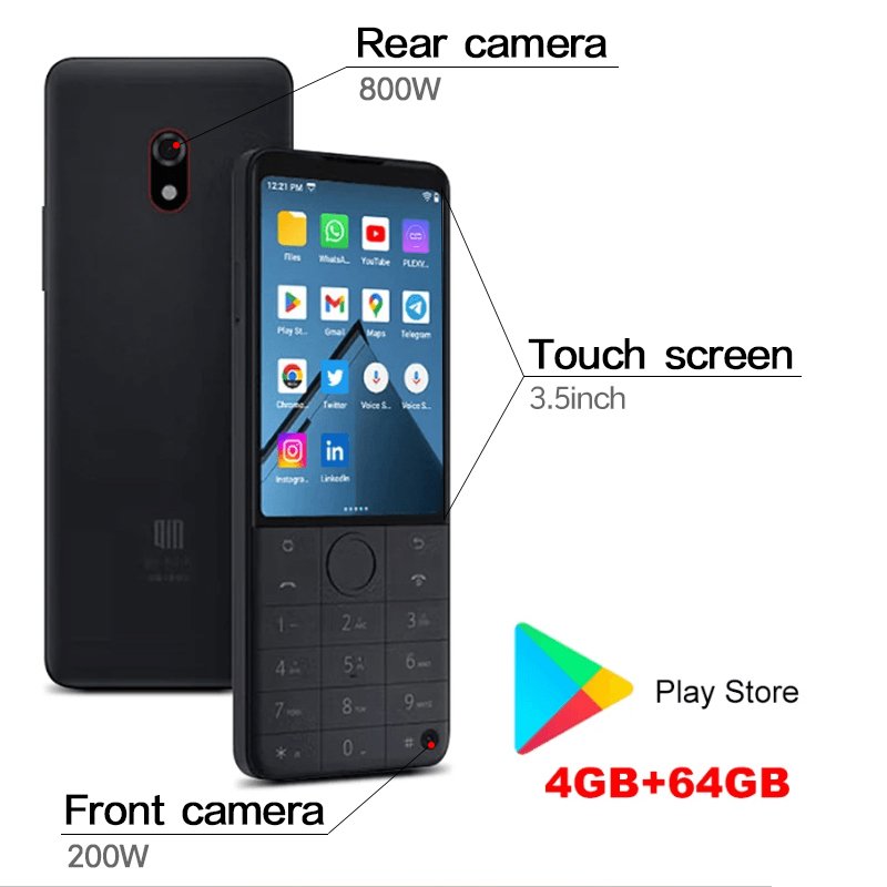 Comprehensive Product Offering Duoqin Keypad 4G Mobile Phone Google Store Duoqin F22 Pro Global