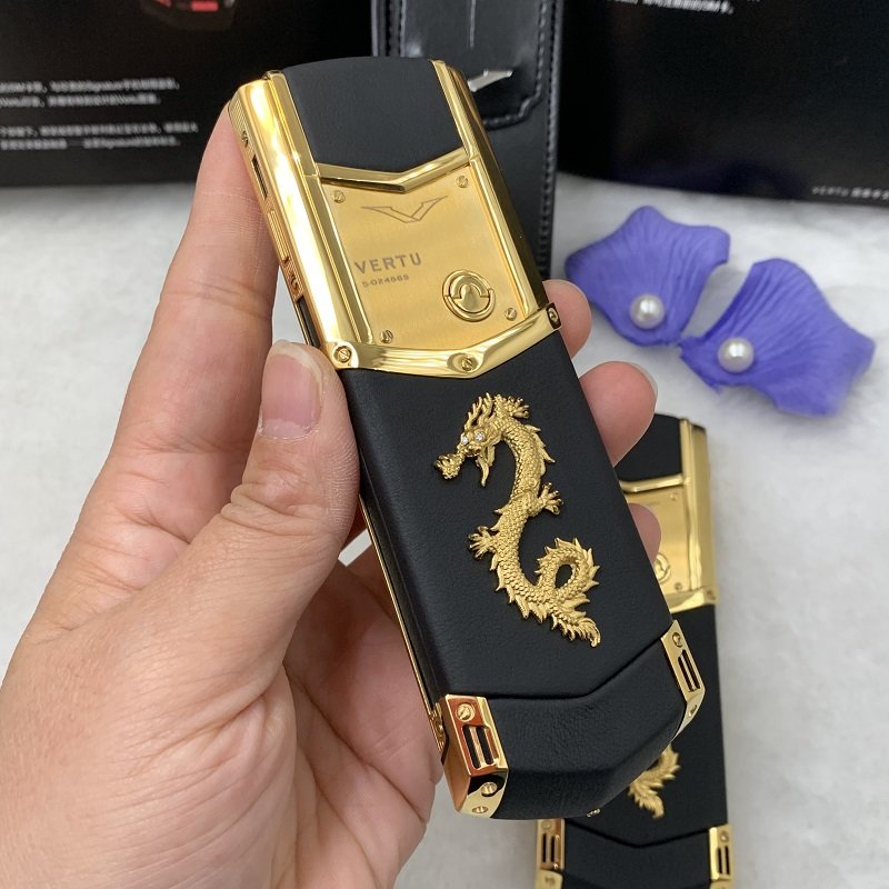 New Hot sale unlocked luxury vertue Mini phone K8 + golden dragon dialer keypad cell phone elderly mobile phone wholesale