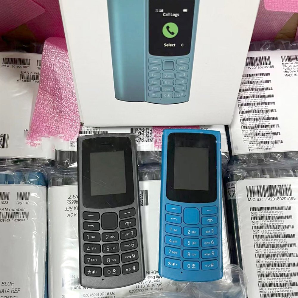 Cheap 105 2021 4G Bar feature phone Dual SIM 1.8 inch keypad mobile phone wholesale Global version 110 6300 6310
