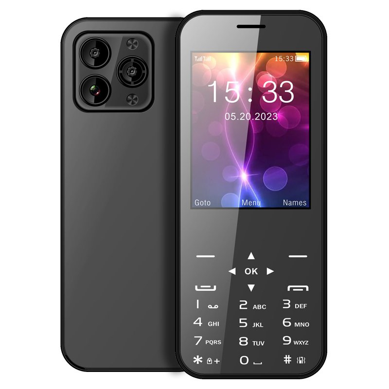 S15 max 3.2 inch big screen Triple SIM card Big Button Senior Mobile phone OEM Keypad Feature Phone