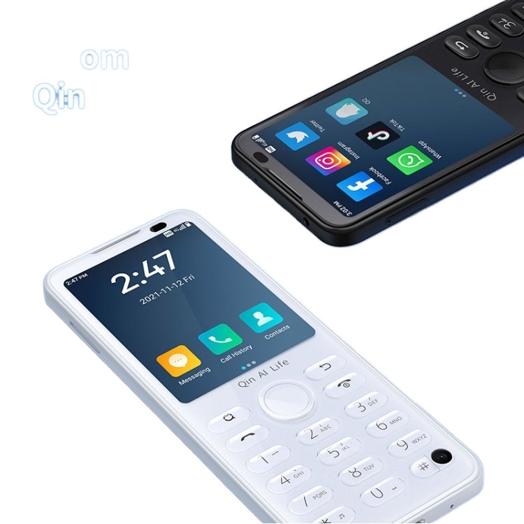 Qin F21 Pro Feature Phone 2.8 Inch Touch Screen 4G Volte Keypad Android Mobile with Whatsapp Support