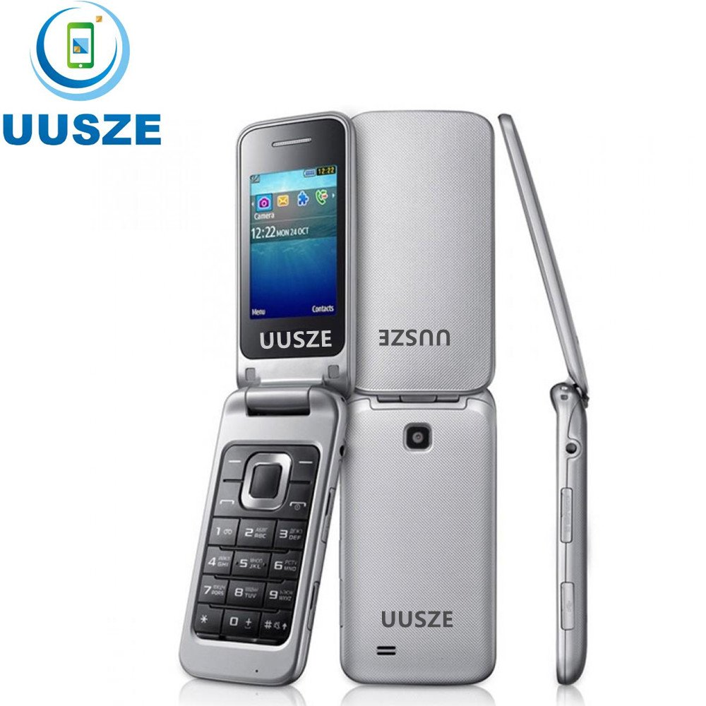 Original Russia Flip CellPhone Arabic Keypad Mobile Phone for Samsung C3520 S5610 E1272 E1150 E1205 B310E S5830i ACE S5570 Mini