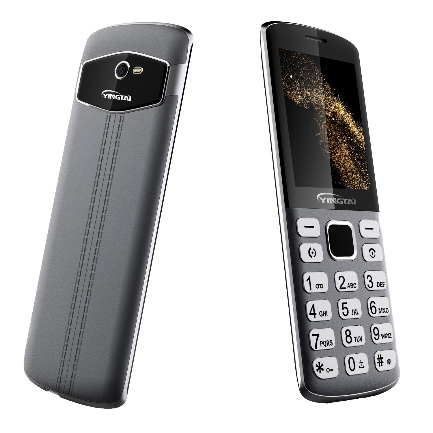 2.4 inch metal middle frame phone with 800 polymer battery bar feature mobile phones