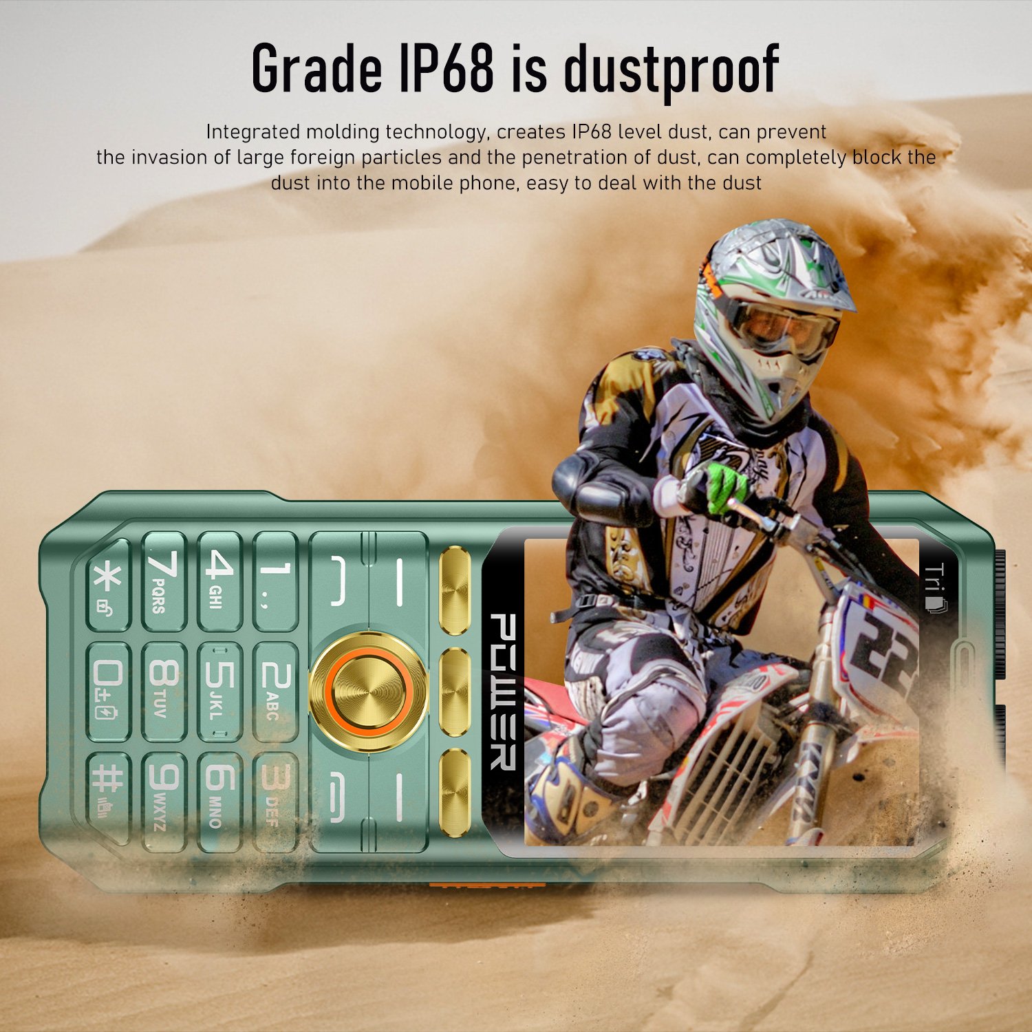 Cheap 2G X2 Rugged Phone Dual SIM Feature phone Waterproof Shockproof Dustproof Mobile phone