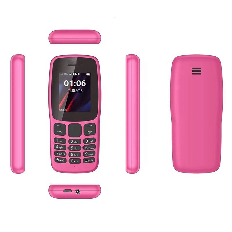 106 (2019 version) 2g keypad mobile phone Dual sim card standby keyboard bar feature phone