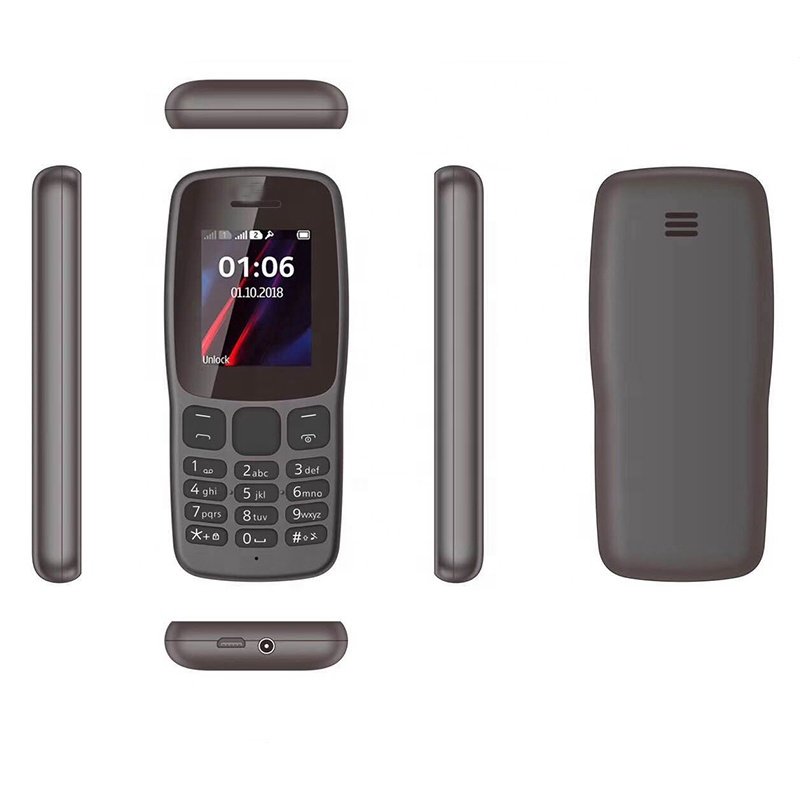106 (2019 version) 2g keypad mobile phone Dual sim card standby keyboard bar feature phone