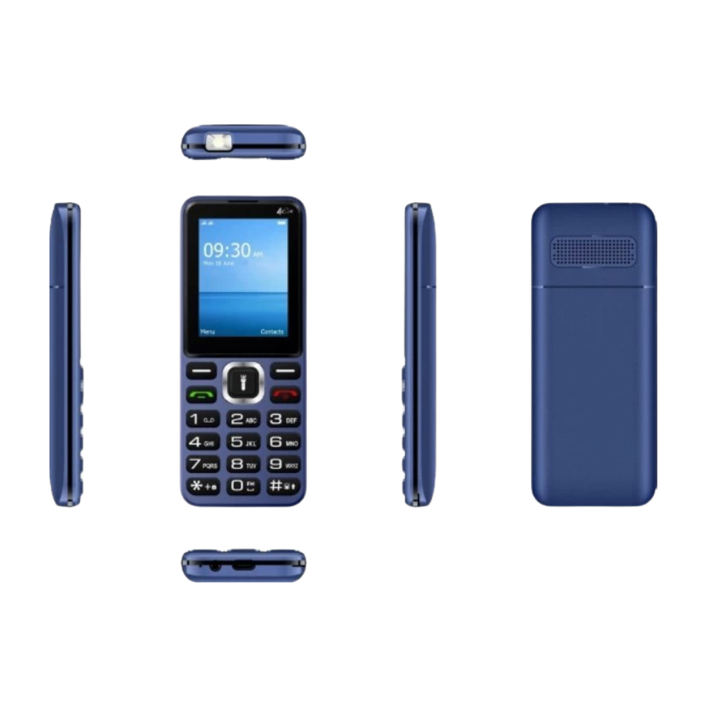 Hot Feature Phone izi T2 4G LTE GSM Dual SIM Card 2.4 Inch Screen Keypad Mobile Phone for Senior People